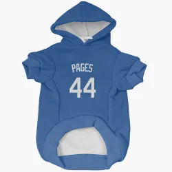 Los Angeles Dodgers Andy Pages Royal Pet Hoodie for Dog & Cat