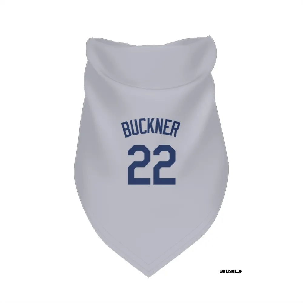 Los Angeles Dodgers Bill Buckner Gray Pet Bandana for Dog & Cat