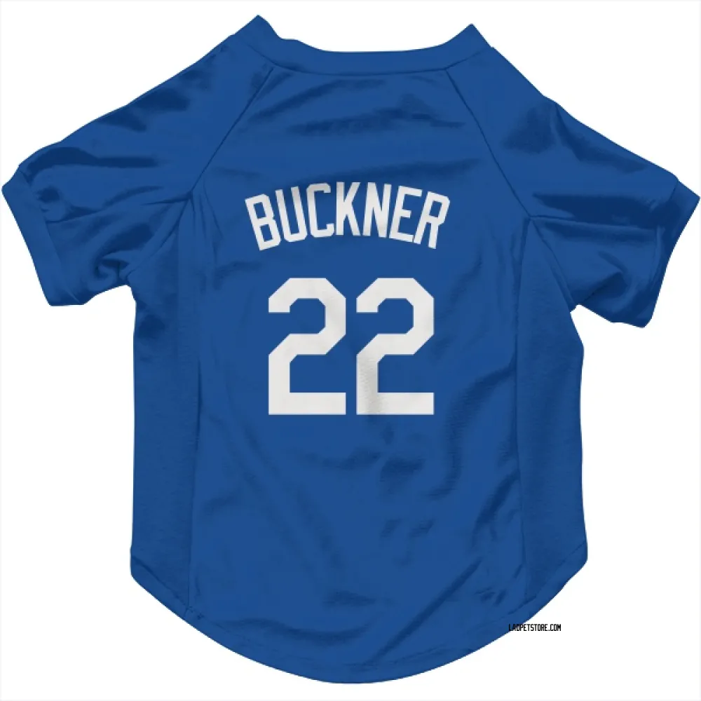 Los Angeles Dodgers Bill Buckner Royal Pet Jersey for Dog & Cat