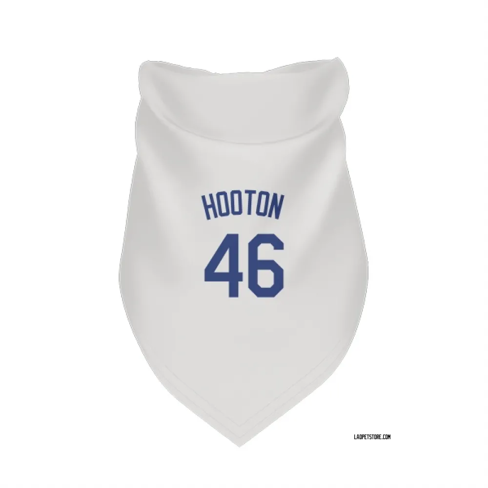 Los Angeles Dodgers Burt Hooton White Pet Bandana for Dog & Cat