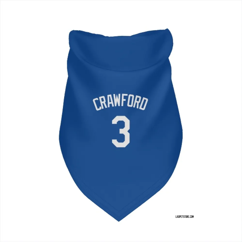 Los Angeles Dodgers Carl Crawford Royal Pet Bandana for Dog & Cat