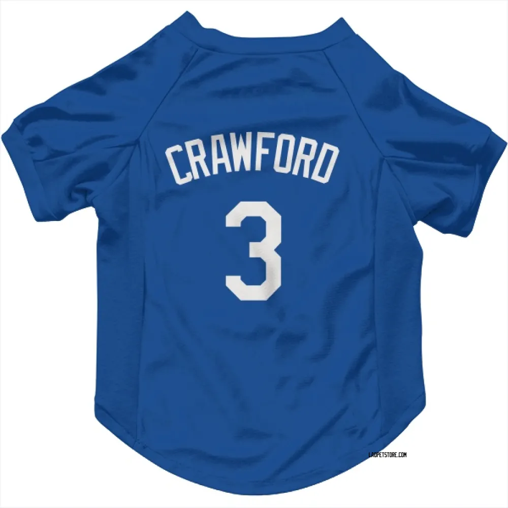 Los Angeles Dodgers Carl Crawford Royal Pet Jersey for Dog & Cat
