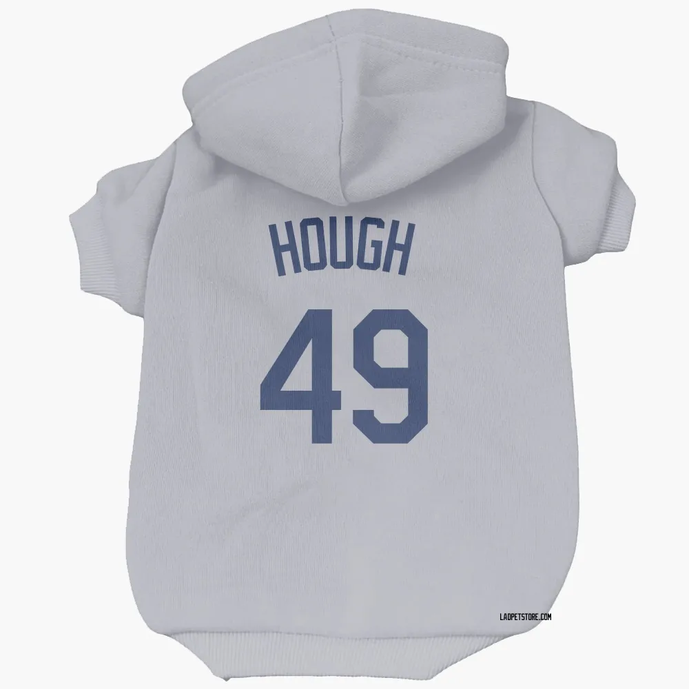 Los Angeles Dodgers Charlie Hough Gray Pet Hoodie for Dog & Cat