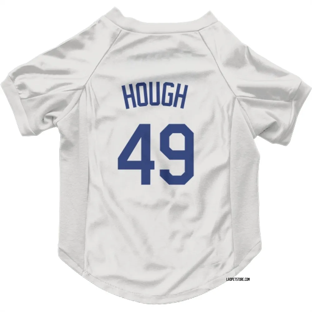Los Angeles Dodgers Charlie Hough White Pet Jersey for Dog & Cat