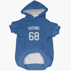 Los Angeles Dodgers Dalton Rushing Royal Pet Hoodie for Dog & Cat