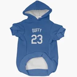 Los Angeles Dodgers Danny Duffy Royal Pet Hoodie for Dog & Cat