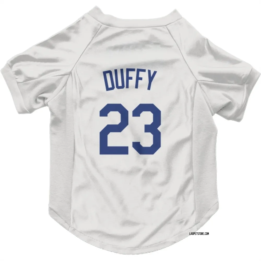 Los Angeles Dodgers Danny Duffy White Pet Jersey for Dog & Cat