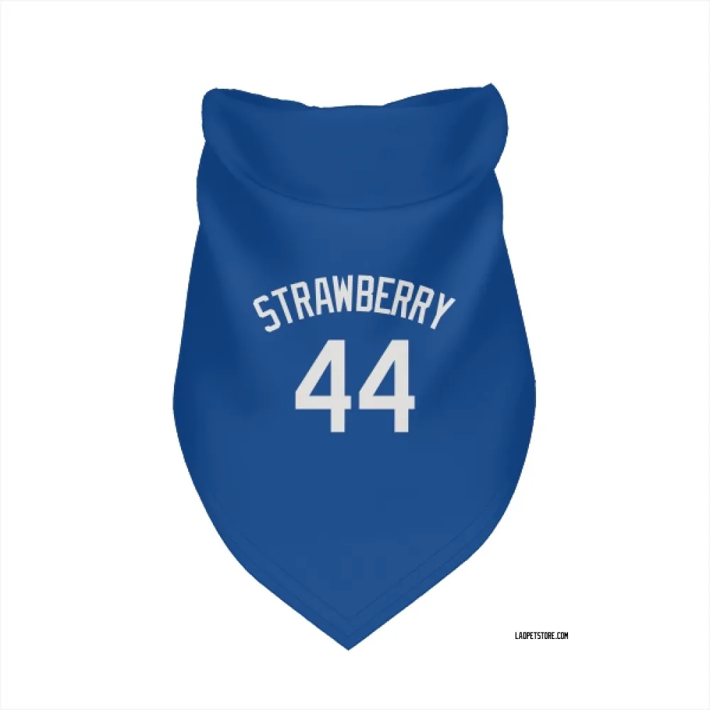 Los Angeles Dodgers Darryl Strawberry Royal Pet Bandana for Dog & Cat
