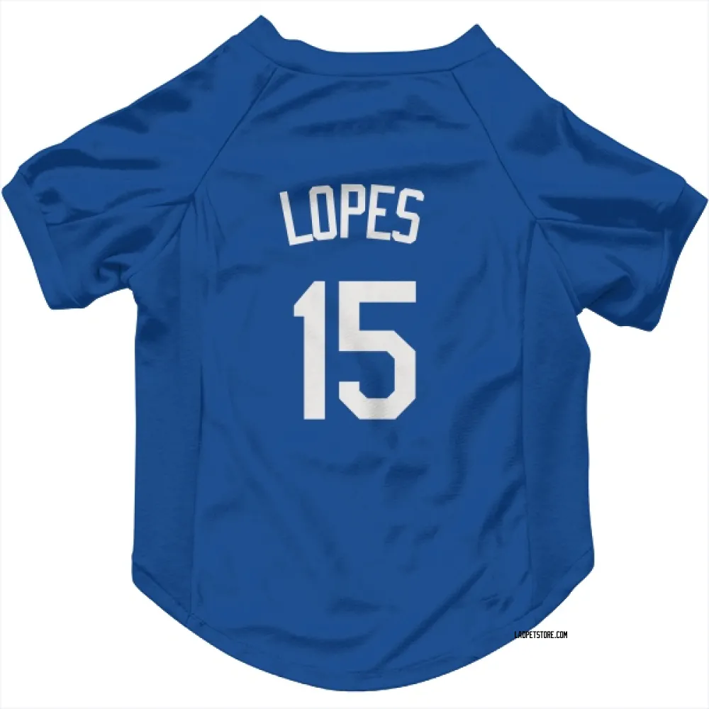 Los Angeles Dodgers Davey Lopes Royal Pet Jersey for Dog & Cat