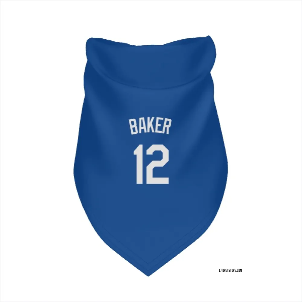 Los Angeles Dodgers Dusty Baker Royal Pet Bandana for Dog & Cat