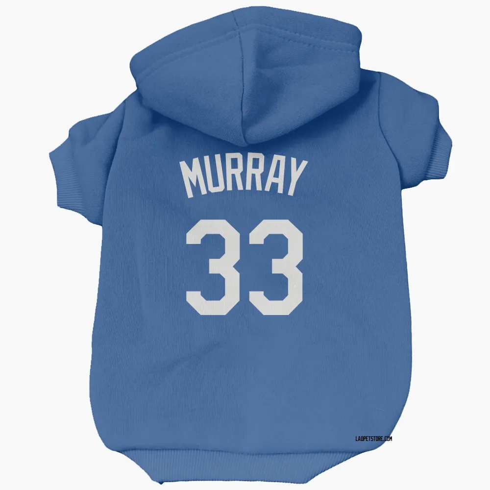 Los Angeles Dodgers Eddie Murray Royal Pet Hoodie for Dog & Cat
