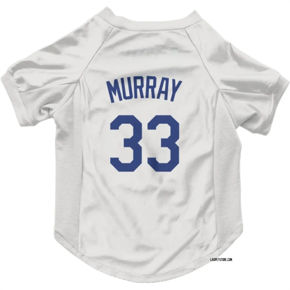 Los Angeles Dodgers Eddie Murray White Pet Jersey for Dog & Cat