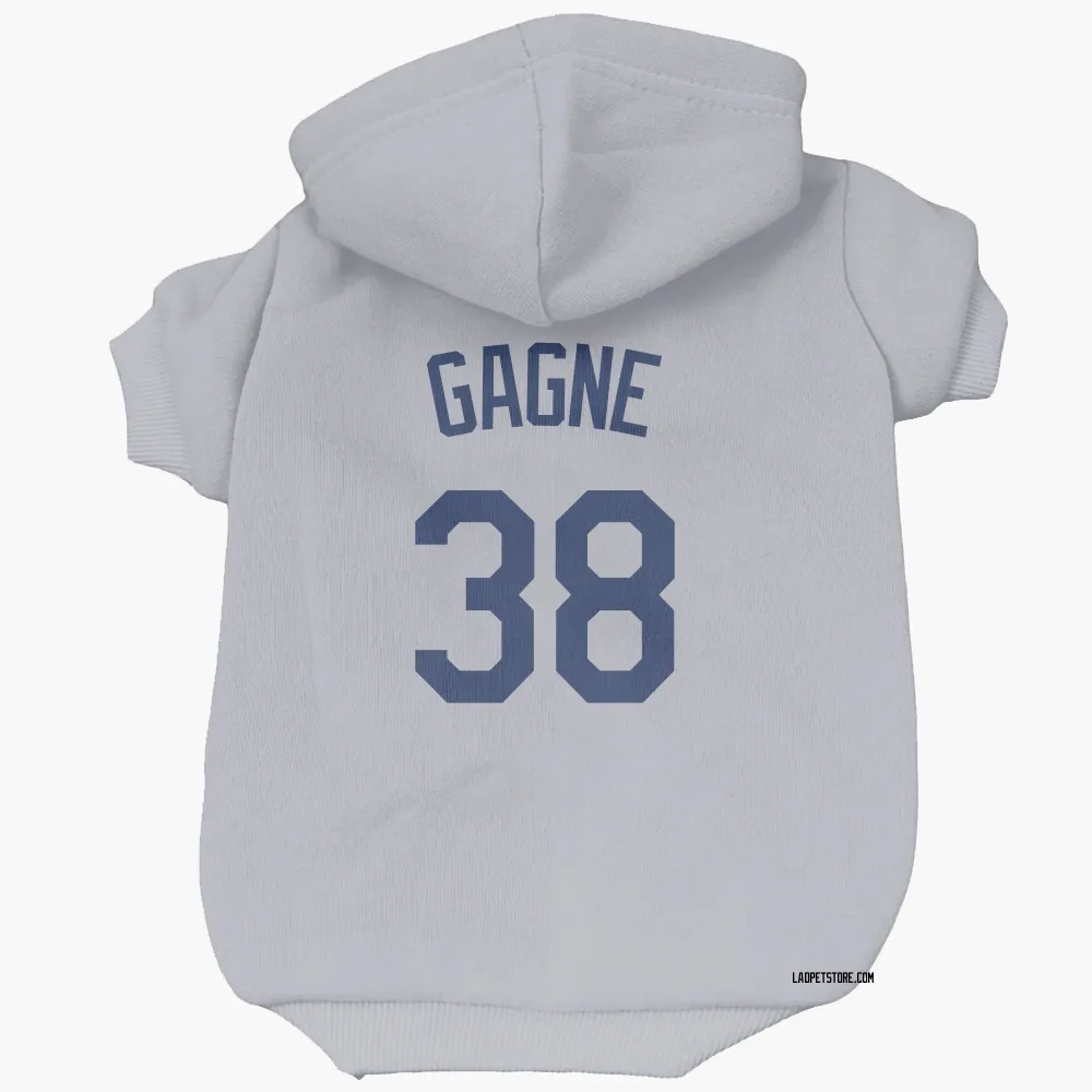 Los Angeles Dodgers Eric Gagne Gray Pet Hoodie for Dog & Cat