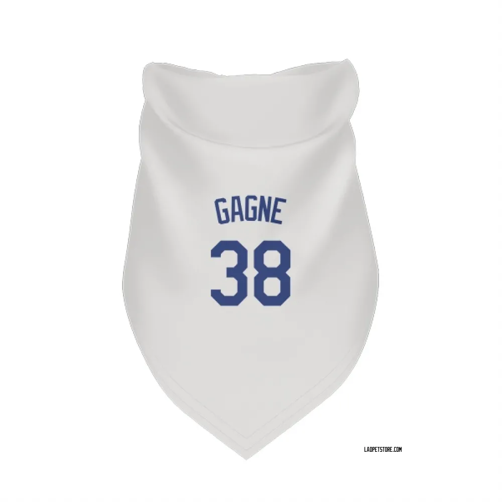 Los Angeles Dodgers Eric Gagne White Pet Bandana for Dog & Cat