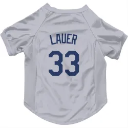 Los Angeles Dodgers Eric Lauer Gray Pet Jersey for Dog & Cat
