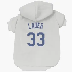 Los Angeles Dodgers Eric Lauer White Pet Hoodie for Dog & Cat