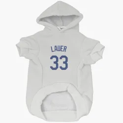 Los Angeles Dodgers Eric Lauer White Pet Hoodie for Dog & Cat