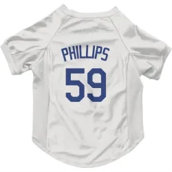 Los Angeles Dodgers Evan Phillips White Pet Jersey for Dog & Cat