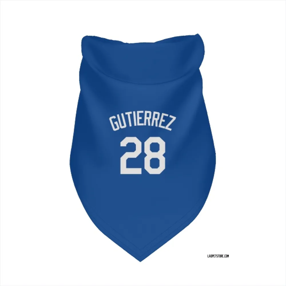 Los Angeles Dodgers Franklin Gutierrez Royal Pet Bandana for Dog & Cat