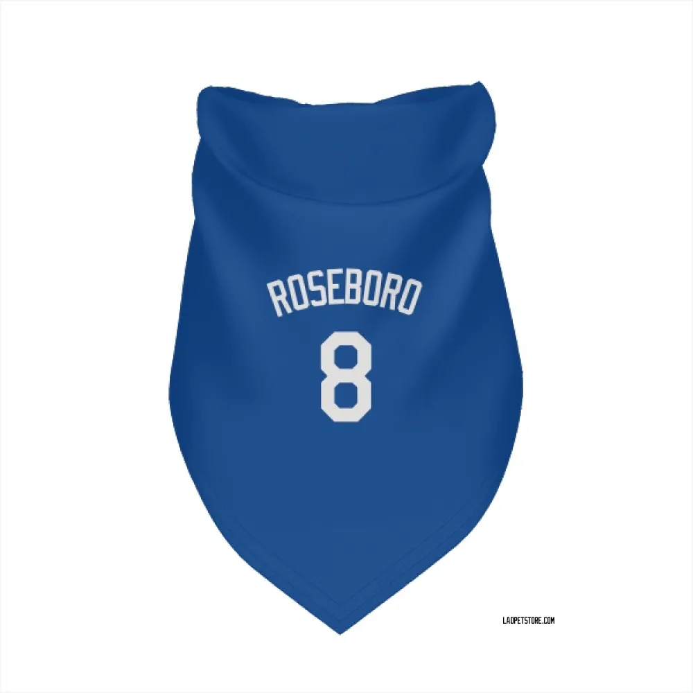 Los Angeles Dodgers John Roseboro Royal Pet Bandana for Dog & Cat