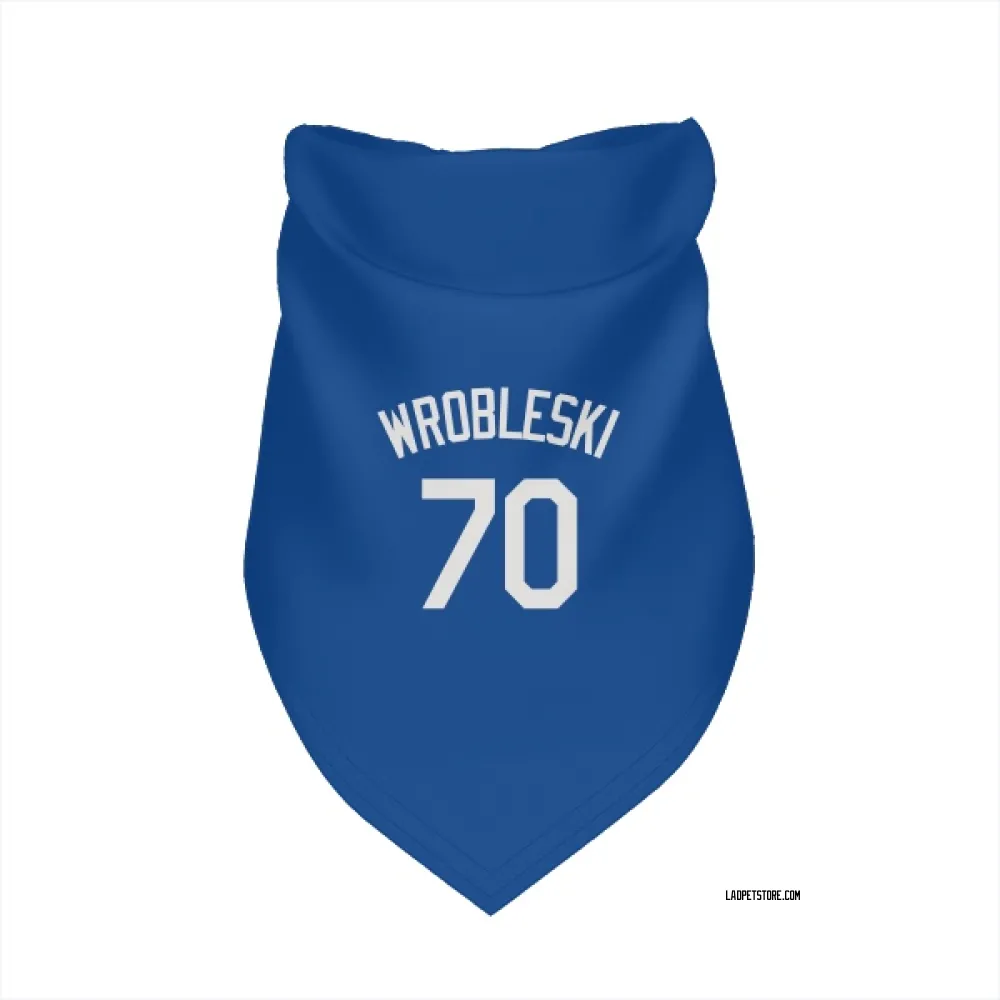 Los Angeles Dodgers Justin Wrobleski Royal Pet Bandana for Dog & Cat