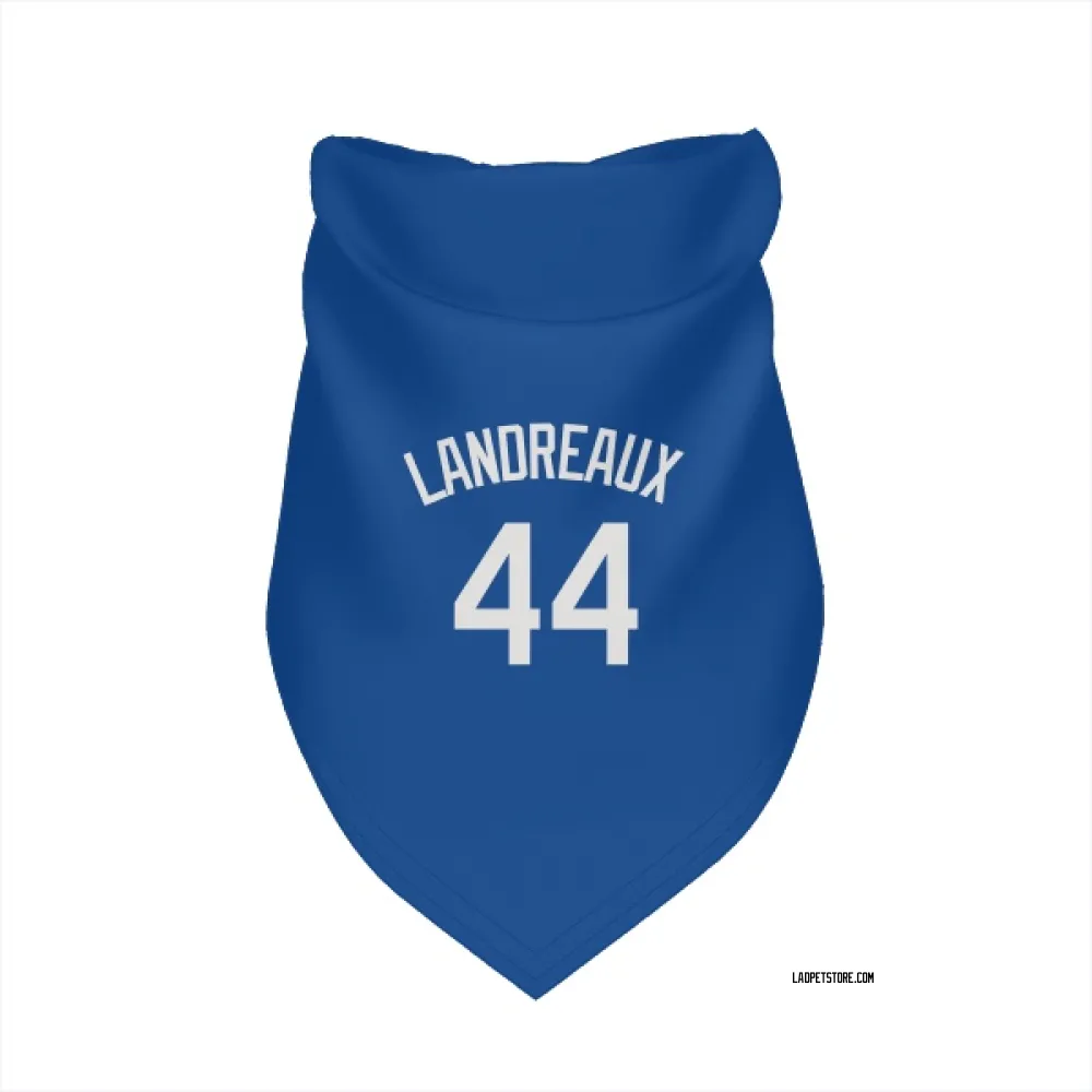 Los Angeles Dodgers Ken Landreaux Royal Pet Bandana for Dog & Cat