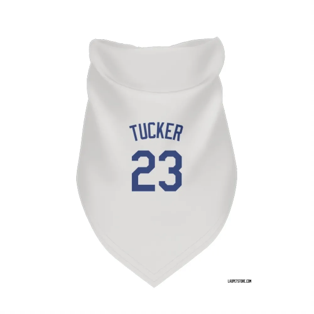 Los Angeles Dodgers Kyle Tucker White Pet Bandana for Dog & Cat