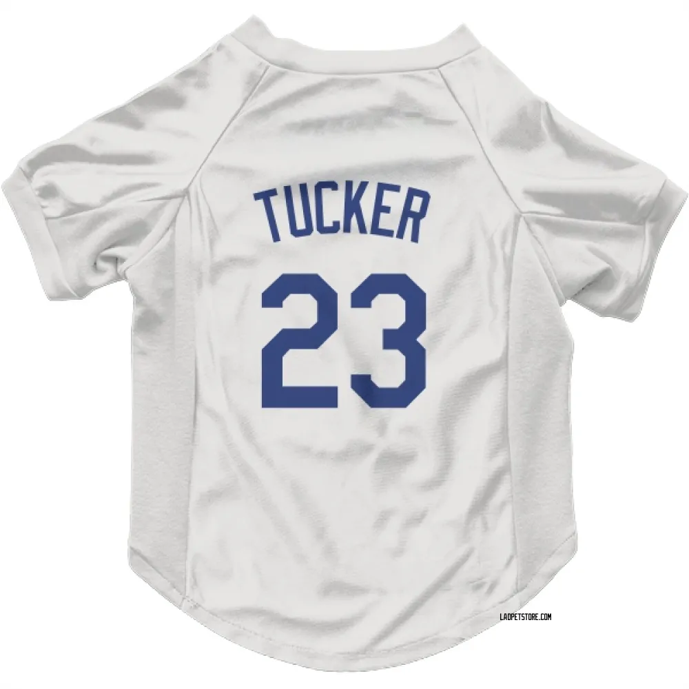 Los Angeles Dodgers Kyle Tucker White Pet Jersey for Dog & Cat