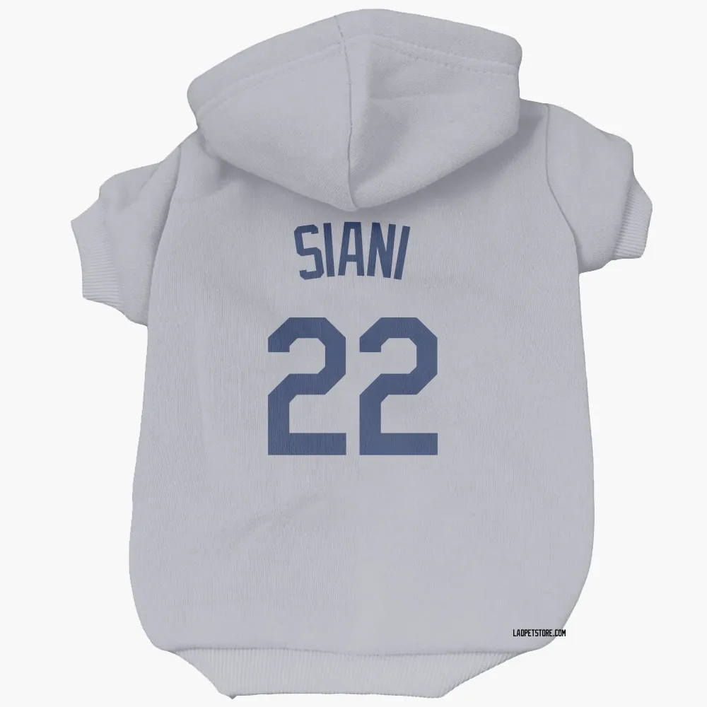 Los Angeles Dodgers Michael Siani Gray Pet Hoodie for Dog & Cat