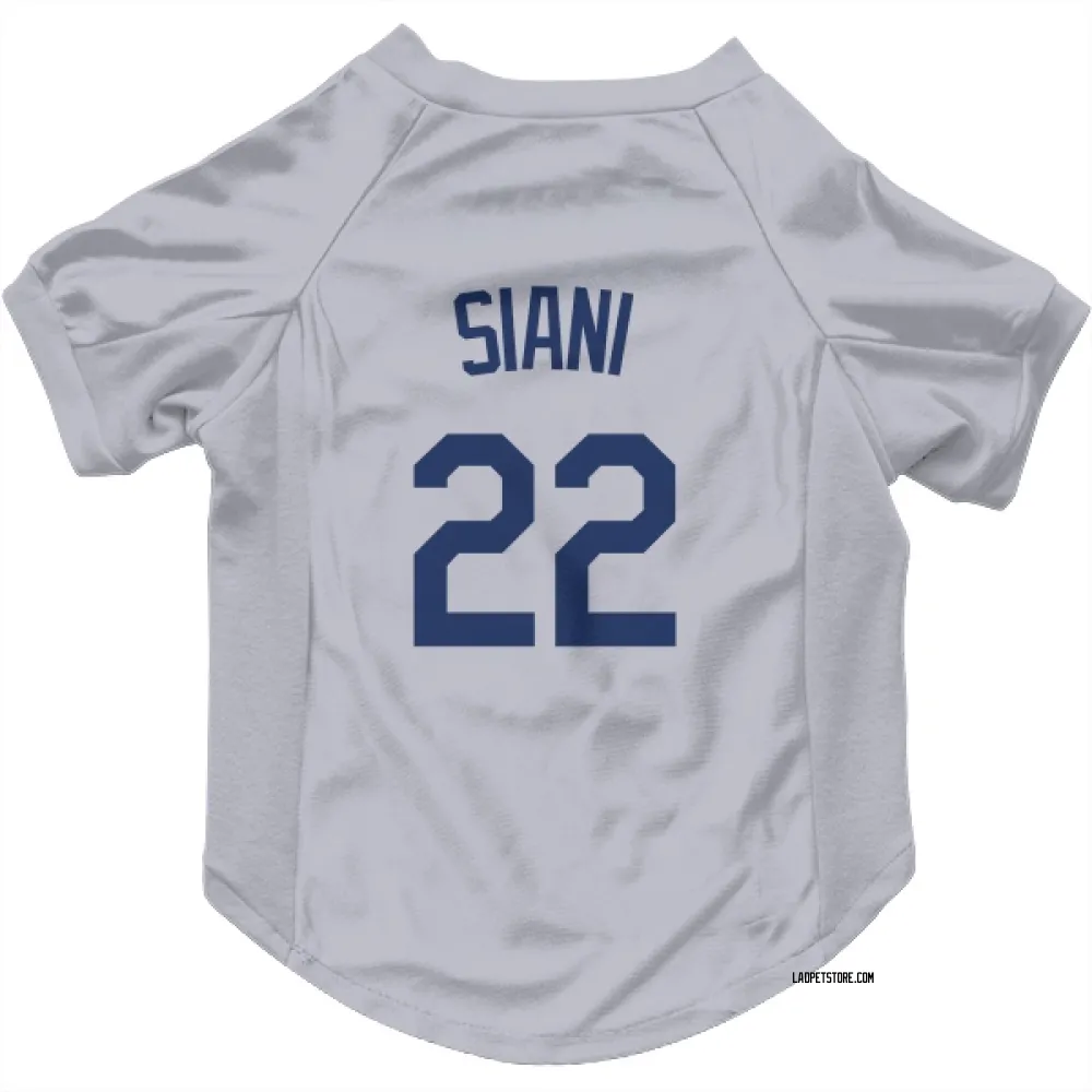 Los Angeles Dodgers Michael Siani Gray Pet Jersey for Dog & Cat