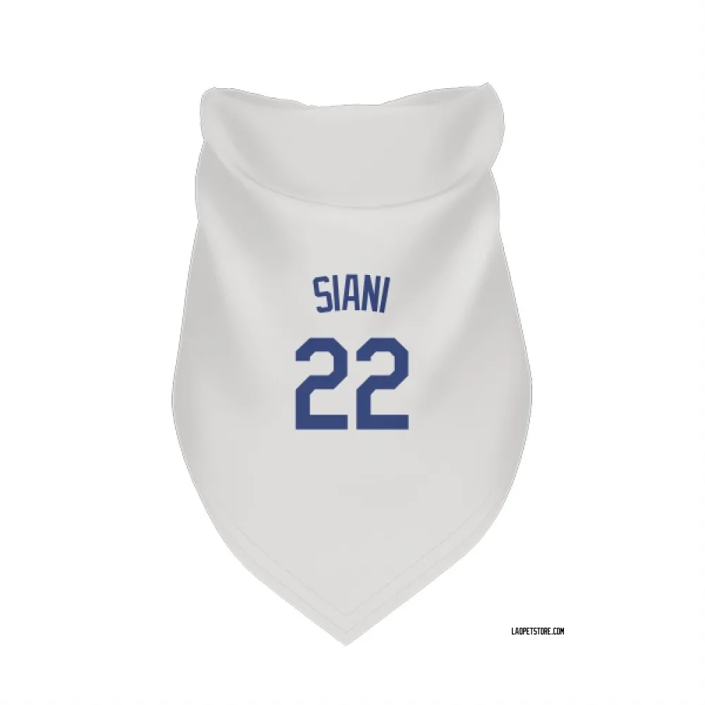 Los Angeles Dodgers Michael Siani White Pet Bandana for Dog & Cat