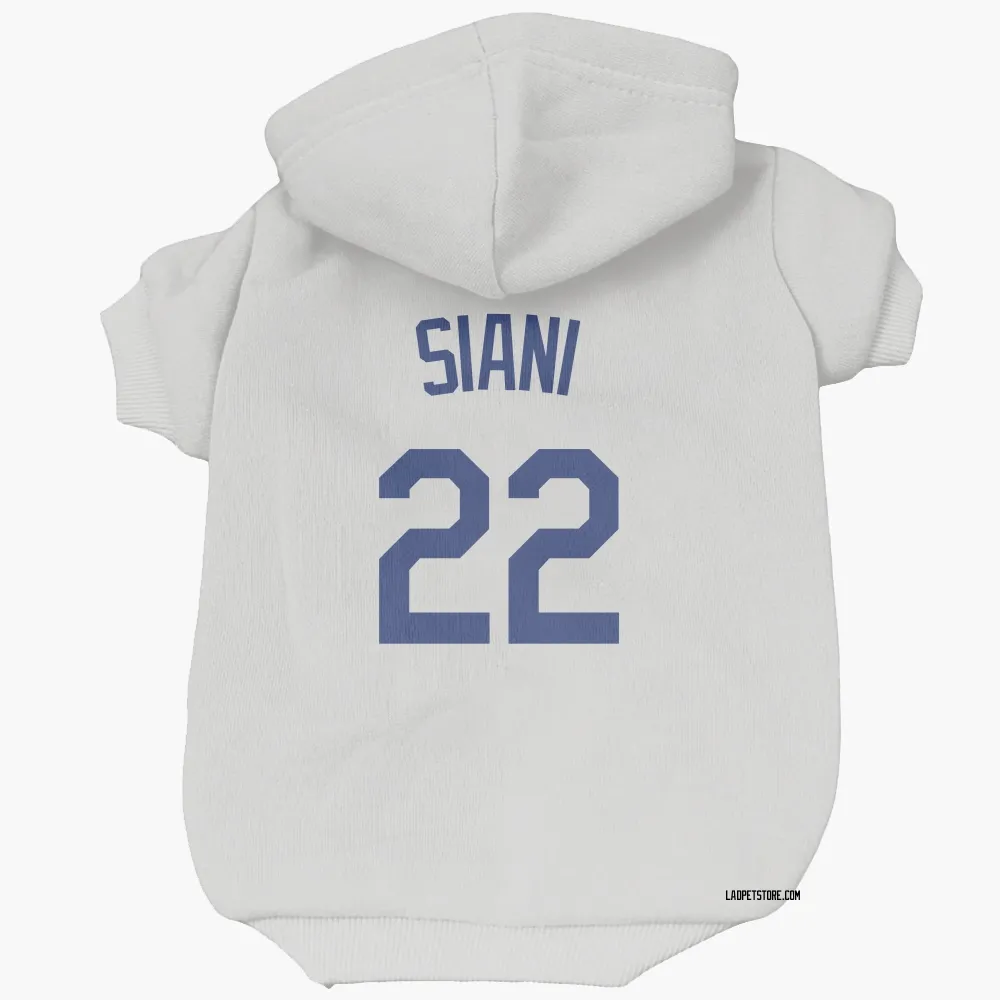 Los Angeles Dodgers Michael Siani White Pet Hoodie for Dog & Cat