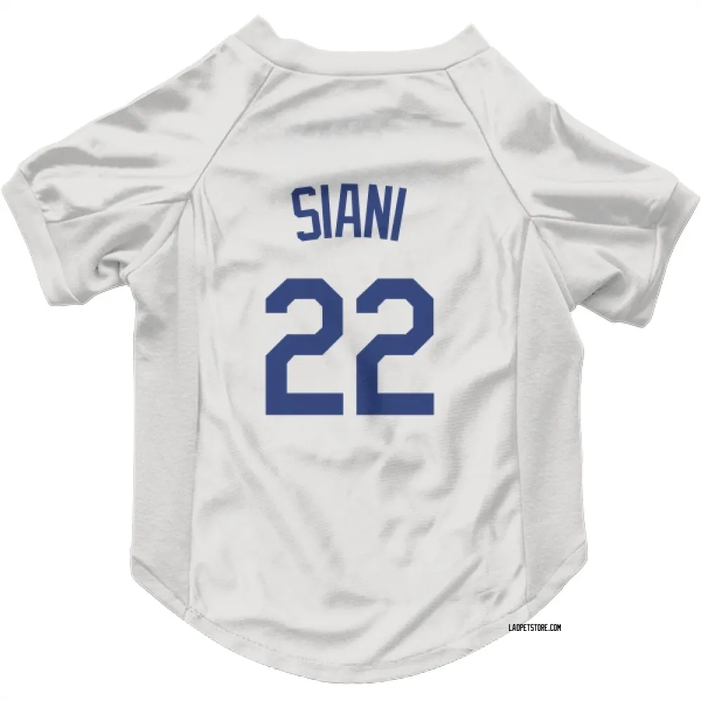 Los Angeles Dodgers Michael Siani White Pet Jersey for Dog & Cat
