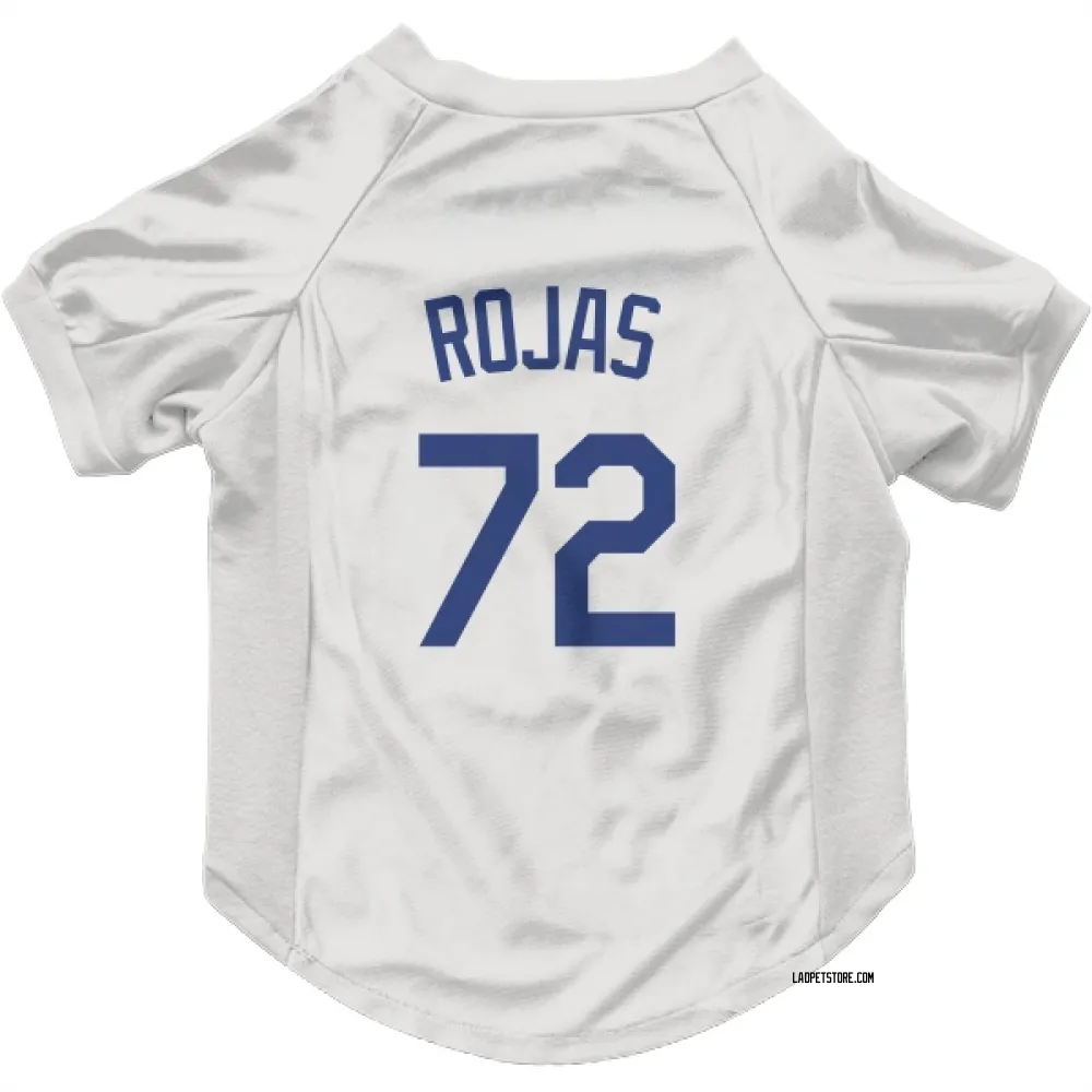Los Angeles Dodgers Miguel Rojas White Pet Jersey for Dog & Cat