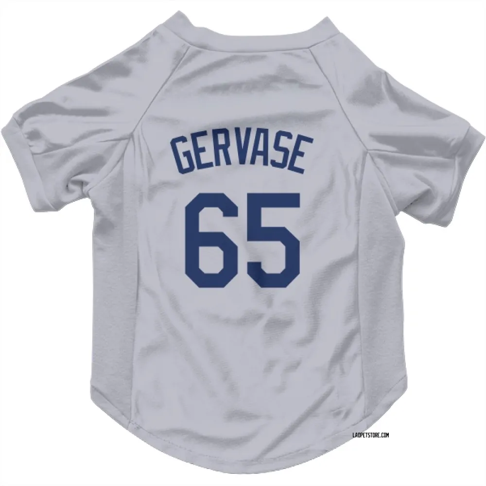 Los Angeles Dodgers Paul Gervase Gray Pet Jersey for Dog & Cat