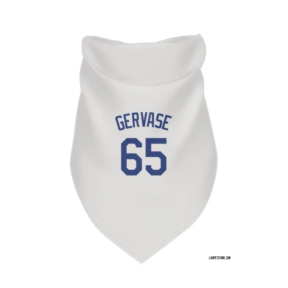 Los Angeles Dodgers Paul Gervase White Pet Bandana for Dog & Cat