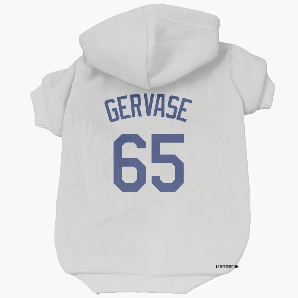 Los Angeles Dodgers Paul Gervase White Pet Hoodie for Dog & Cat