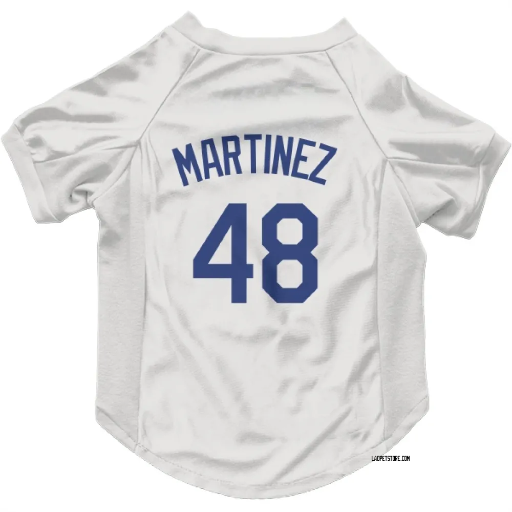 Los Angeles Dodgers Ramon Martinez White Pet Jersey for Dog & Cat