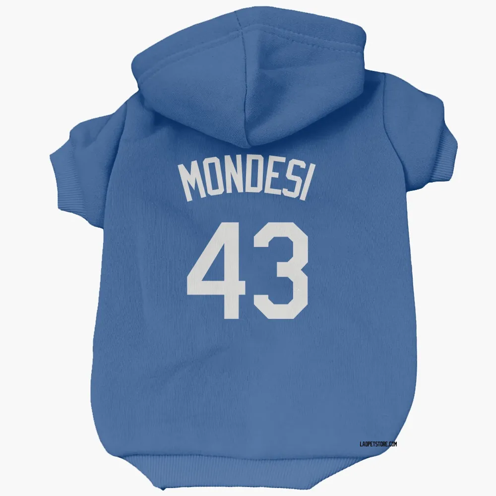 Los Angeles Dodgers Raul Mondesi Royal Pet Hoodie for Dog & Cat