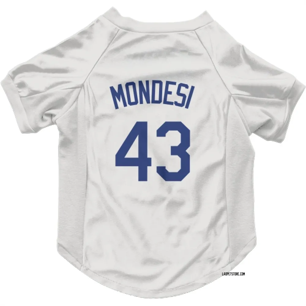 Los Angeles Dodgers Raul Mondesi White Pet Jersey for Dog & Cat