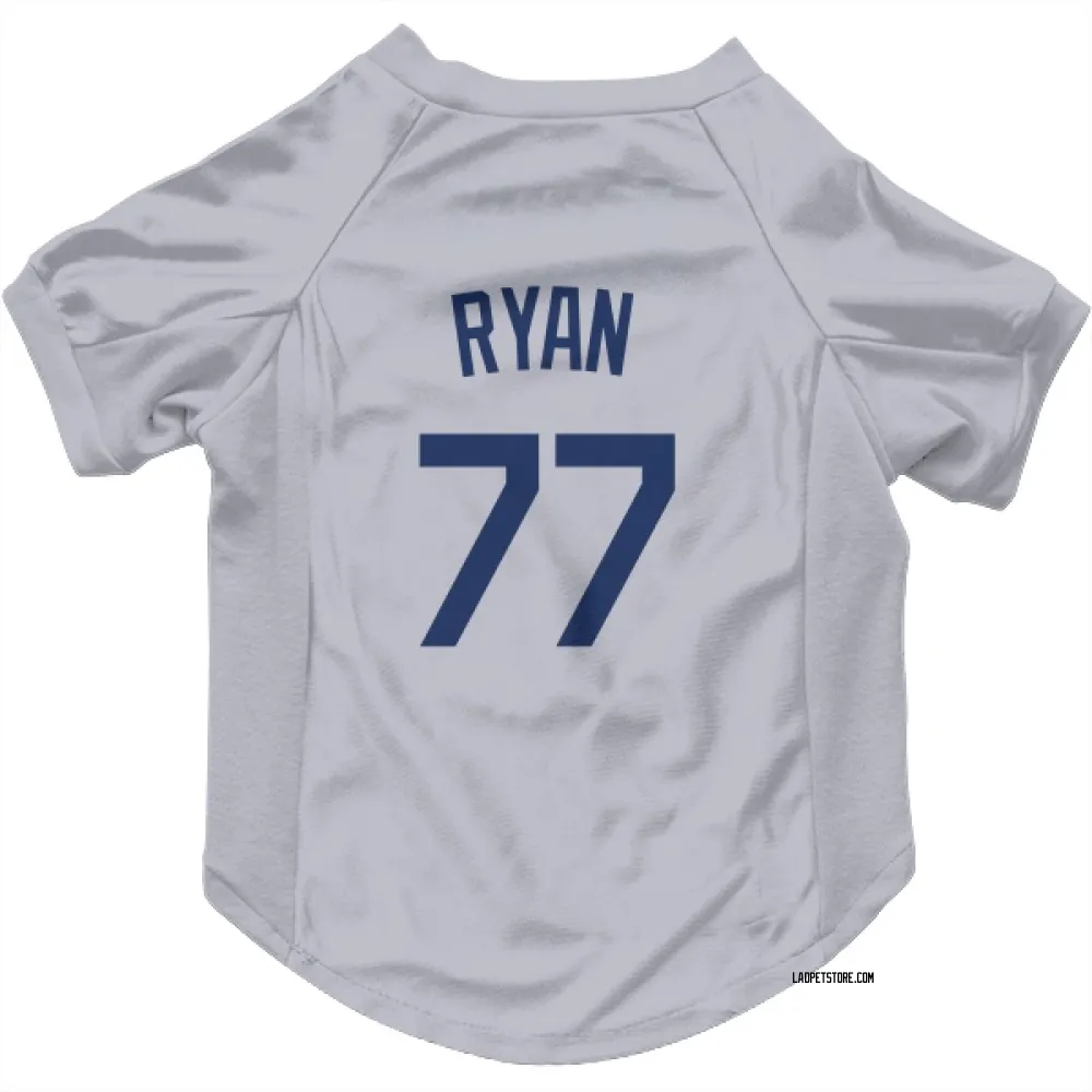 Los Angeles Dodgers River Ryan Gray Pet Jersey for Dog & Cat