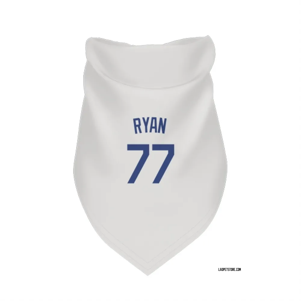 Los Angeles Dodgers River Ryan White Pet Bandana for Dog & Cat