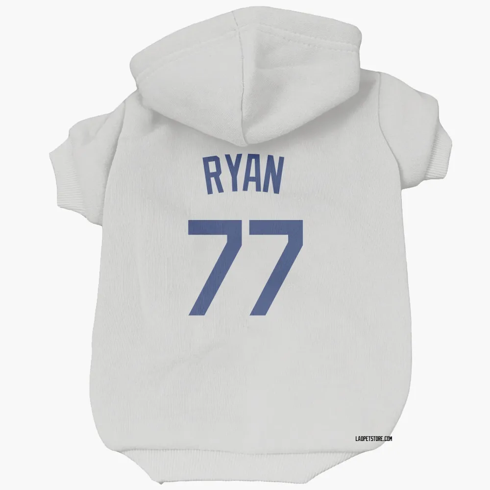 Los Angeles Dodgers River Ryan White Pet Hoodie for Dog & Cat