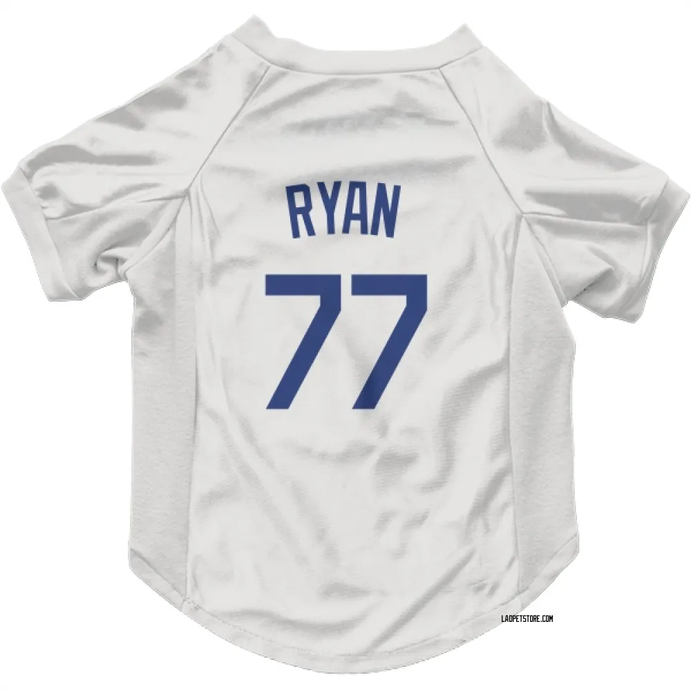 Los Angeles Dodgers River Ryan White Pet Jersey for Dog & Cat