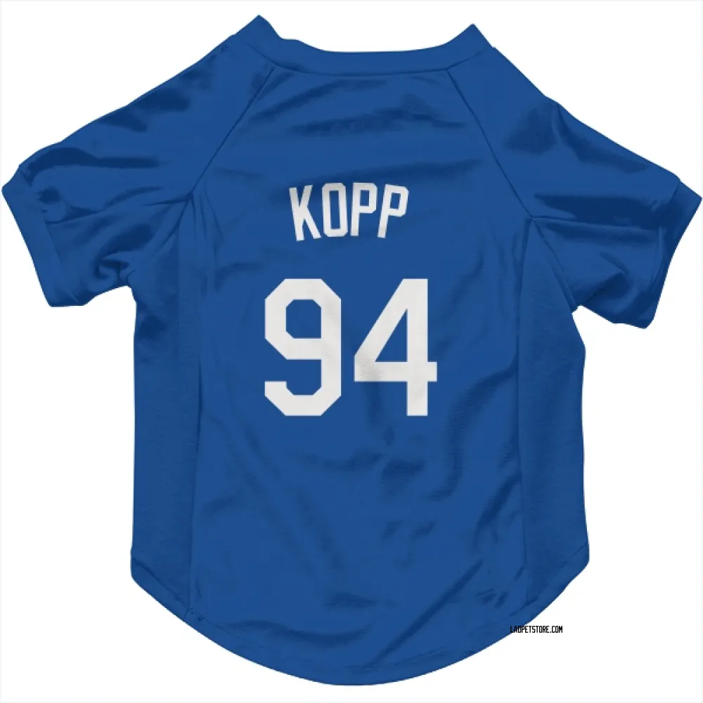 Los Angeles Dodgers Ronan Kopp Royal Pet Jersey for Dog & Cat