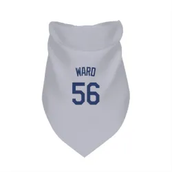 Los Angeles Dodgers Ryan Ward Gray Pet Bandana for Dog & Cat