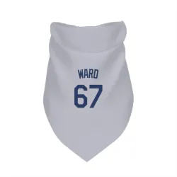 Los Angeles Dodgers Ryan Ward Gray Pet Bandana for Dog & Cat