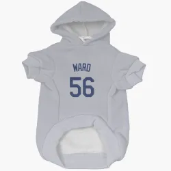 Los Angeles Dodgers Ryan Ward Gray Pet Hoodie for Dog & Cat