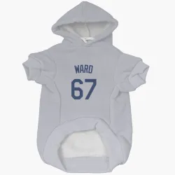 Los Angeles Dodgers Ryan Ward Gray Pet Hoodie for Dog & Cat