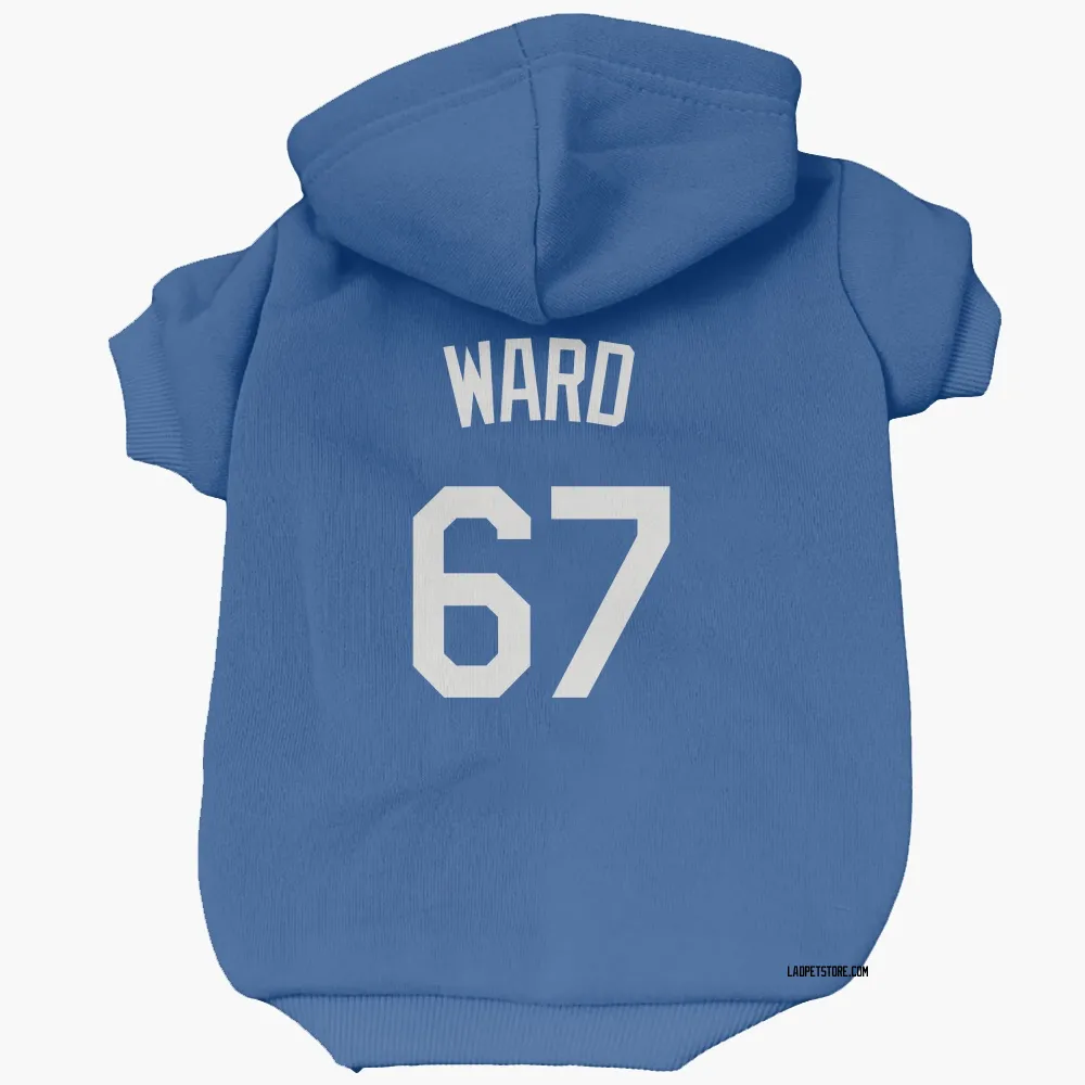 Los Angeles Dodgers Ryan Ward Royal Pet Hoodie for Dog & Cat